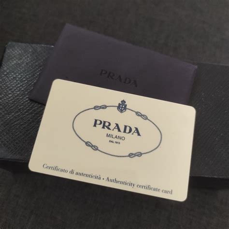 how can you tell a real prada from a fake|authenticity card prada.